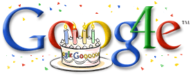 Google;s 4th Birthday Logo, September 27th, 2002