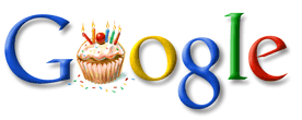 Googles 8th Birthday Logo, September 27th, 2006