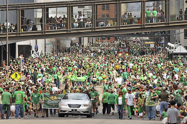 St. Patrick's Day Parade in St. Paul