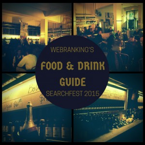 Our annual guide for where to eat and drink for Searchfest.