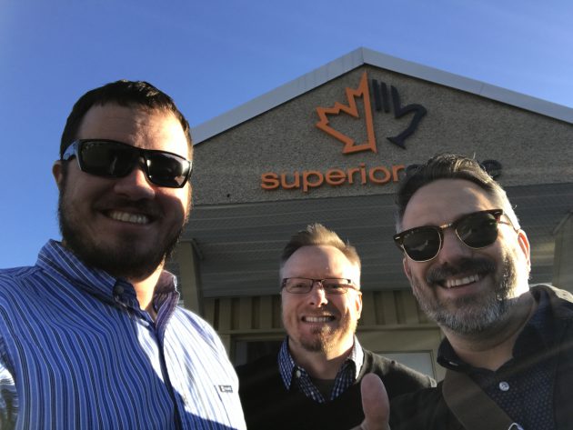 A stop at Superior Glove's headquarters.