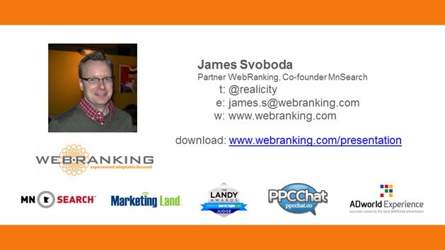 James Svoboda at WebRanking