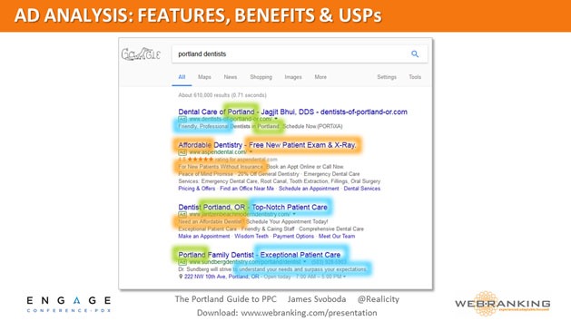 Ad Analysis - Features, Benefits, and USPs